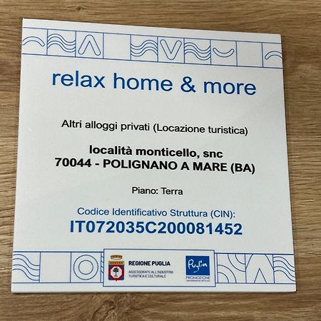 Relaxhomeandmore21Official Polignano a Mare Exterior photo